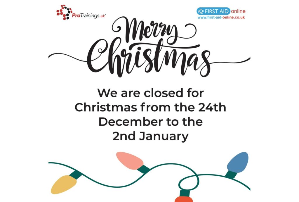 Christmas Closing Times