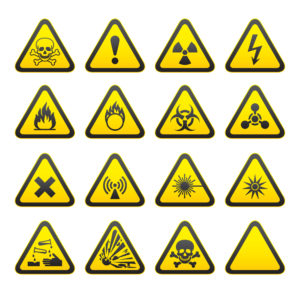 CHIP hazard symbols